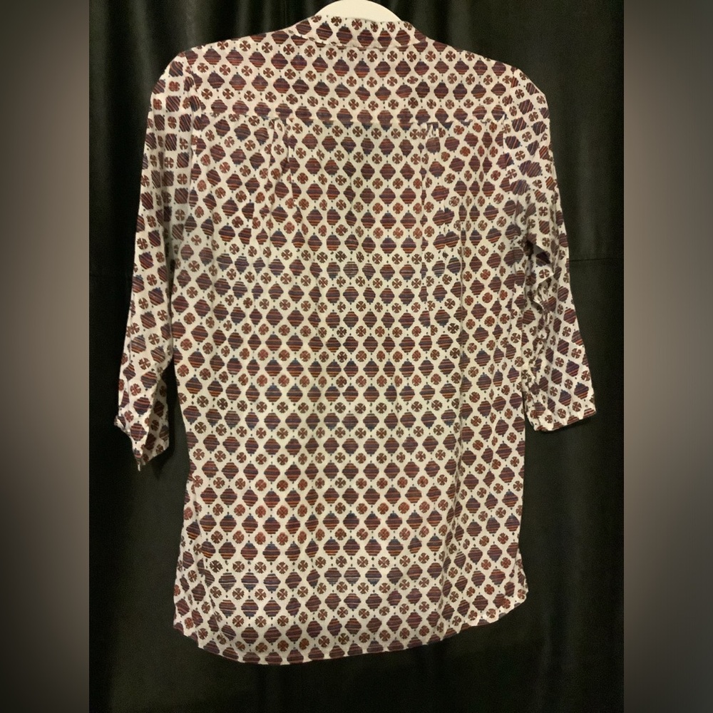 Roberta Roller Rabbit Abstract Blouse Top Size xs - Picture 2 of 7